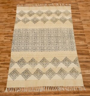 Handwoven Rug Black Yellow Rug Dining Room Rug Dining Room Rug Kilim Rug Abstract Rug