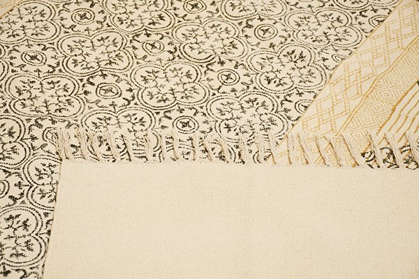 Handwoven Rug Black Yellow Rug Dining Room Rug Dining Room Rug Kilim Rug Abstract Rug - Image 4