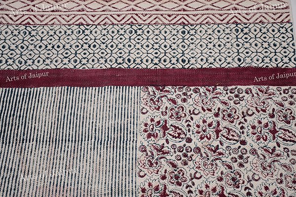 Handmade Dhurrie Rug Maroon Black Rug Bedroom Rug Entryway Area Rug - Image 3