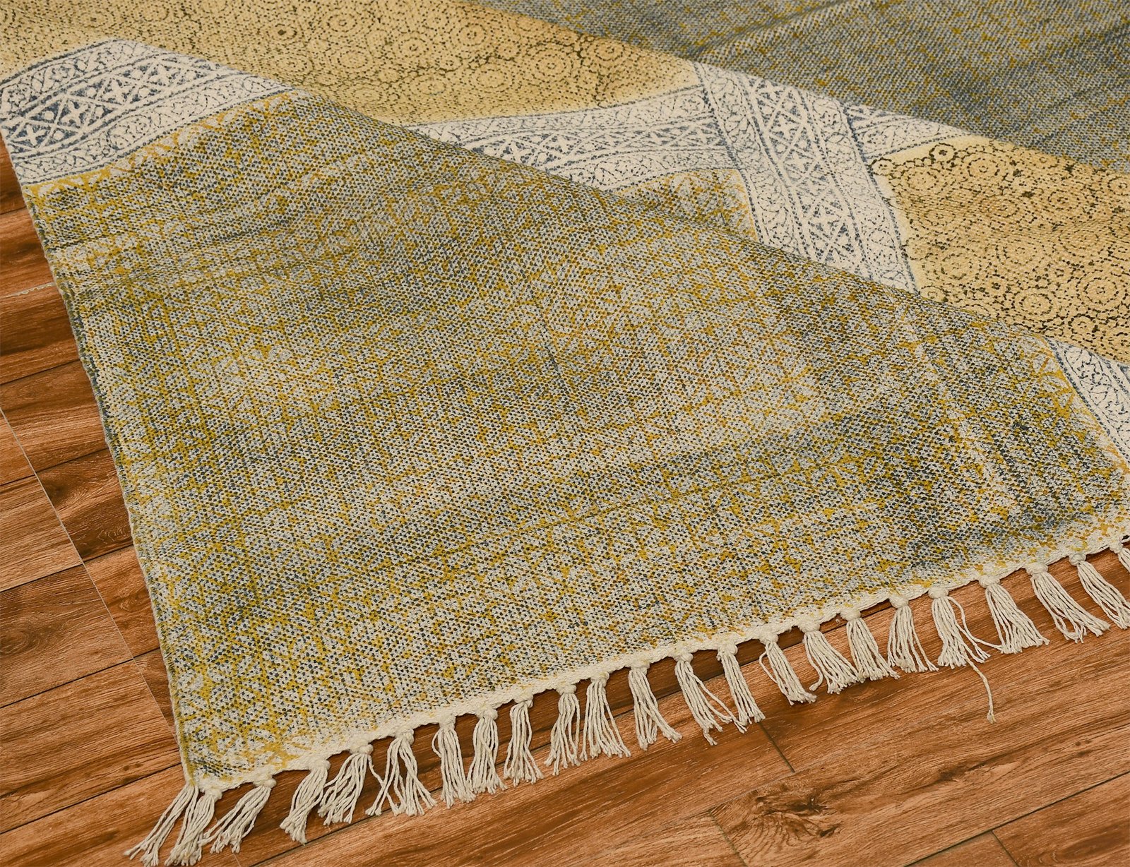 Cotton Rug Living Area Rug Boho Décor Large Area Rugs Multicolor Rug Yoga Mat Bohemian Kilim Rug - Image 5