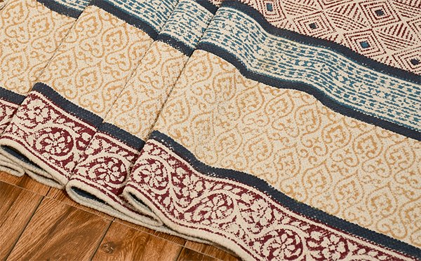 Indian Bohemian Accent Handmade Handwoven Rugs for Living Room Multicolor Rug Handmade Cotton Rug - Image 5