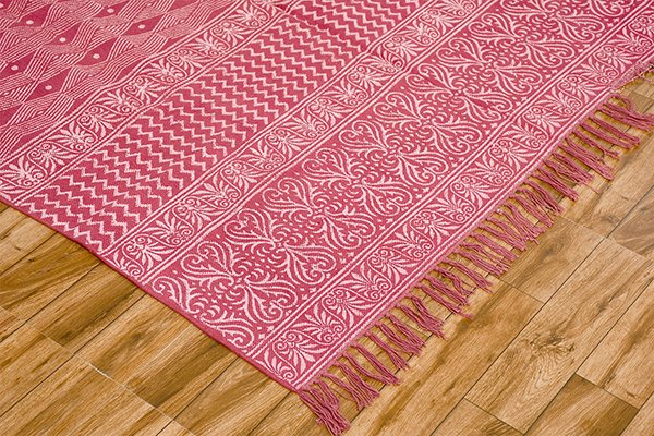 Kitchen Area Rug Woven Rug Red Maroon Rug Floor Rug Décor Rug Hallway Runner Rug - Image 5
