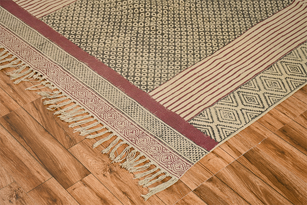 Bedroom Area Rug Cotton Dhurrie Multicolor Rug Boho Rug Custom Area Rug Welcome Matg - Image 5