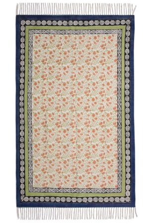 Elegant Handmade Cotton Living Area Rug