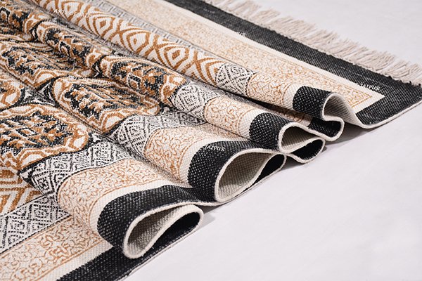 2x6 3x12 4x12 Black Brown rug Floor Rug Living Room Aesthetic Boho Rug bedroom rug - Image 2