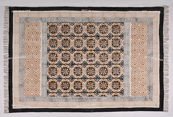 2x6 3x12 4x12 Black Brown rug Floor Rug Living Room Aesthetic Boho Rug bedroom rug - Image 4