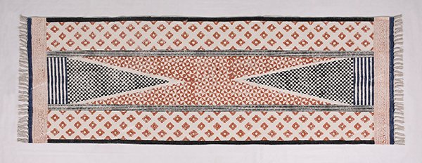 Hallway Runner Rug Brown Black Rug Dhurrie Area Runner Rug Office Area Rug 2x6 3x12 4x10 - Image 2