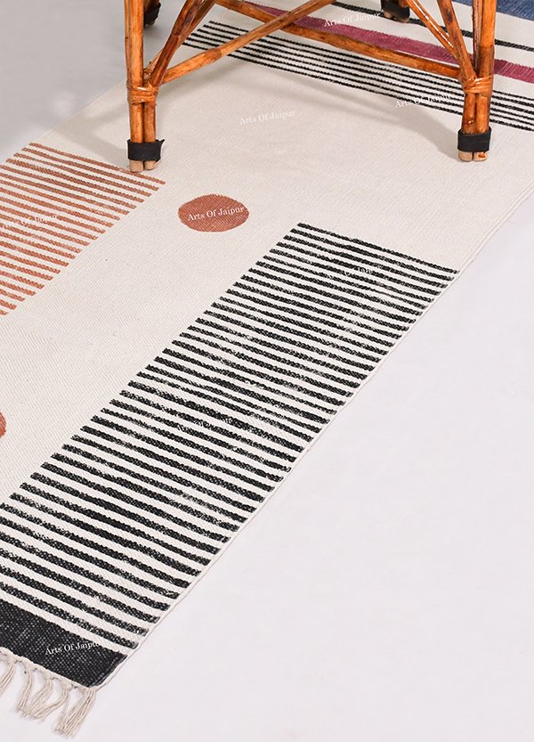 Living Area Rug Garden Area Rug Multicolor Rug Home Décor Rug Hand Washable Rug - Image 2