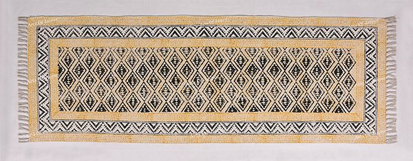 Bedroom Rug Indoor Area Rug Boho Décor Rug Yellow Black Rug Yoga Mat Rug - Image 3