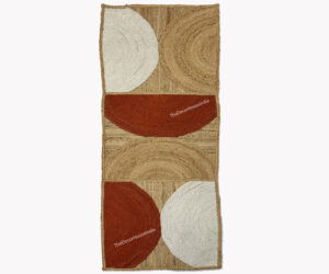 Handmade Jute Rug, Terracotta Jute Rug, Stair Runner Rug, Runner Rug, Customized Rug, Hallway Runner, Boho Decor, Indian Jute Rug Home Decor