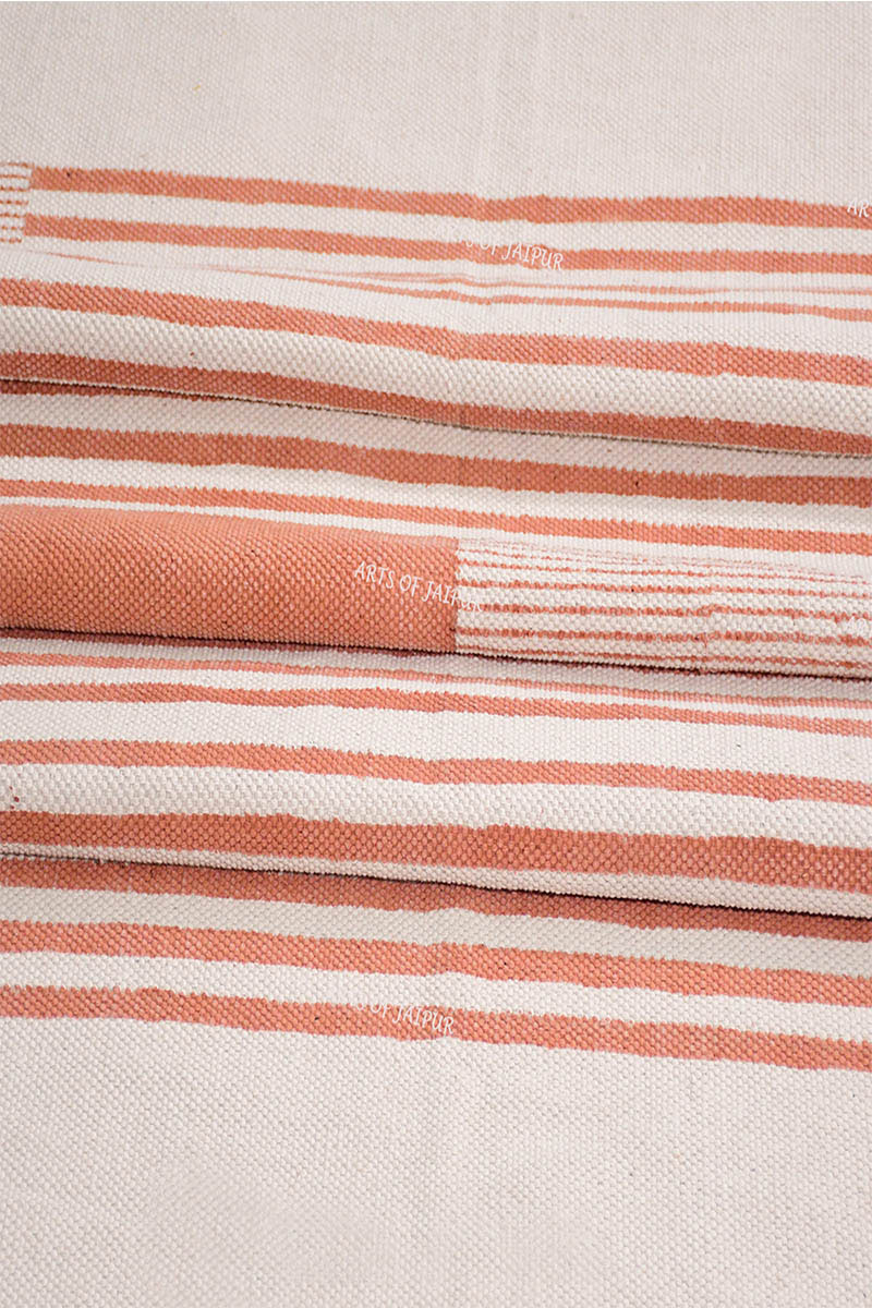 Hand Block Printed Modern Rug - Image 4