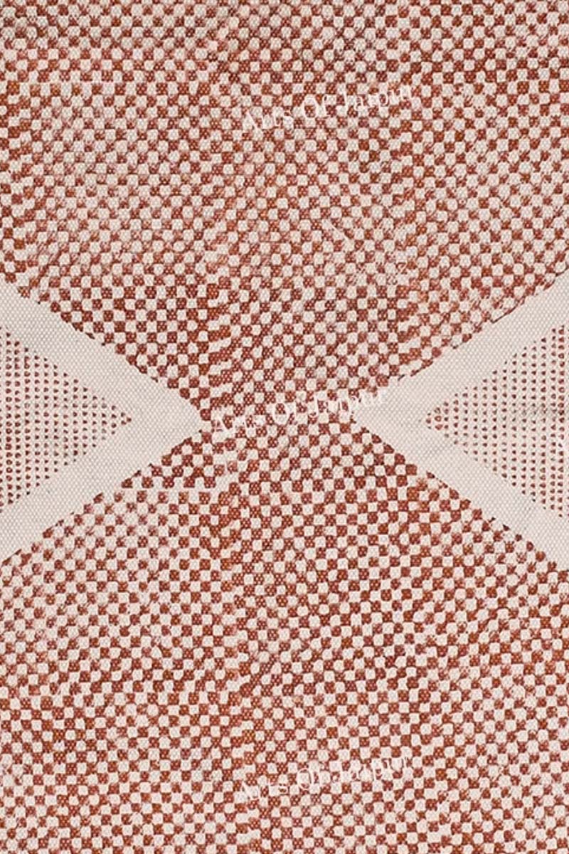 Hand Block Printed Living Room Area Rugs - Image 3