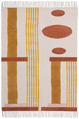 Elegant Geometric Area Rug for Home Interior Styling