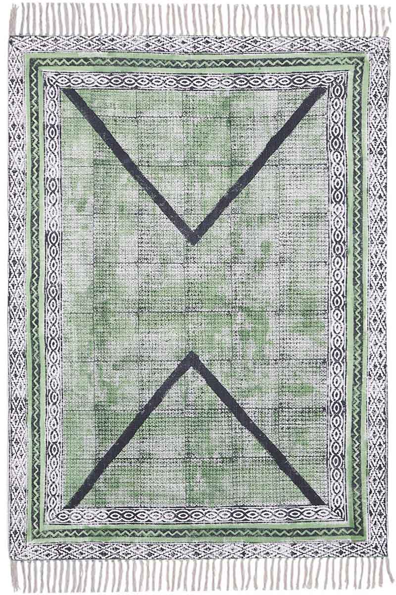 Large Indian Cotton Rug for Living Room