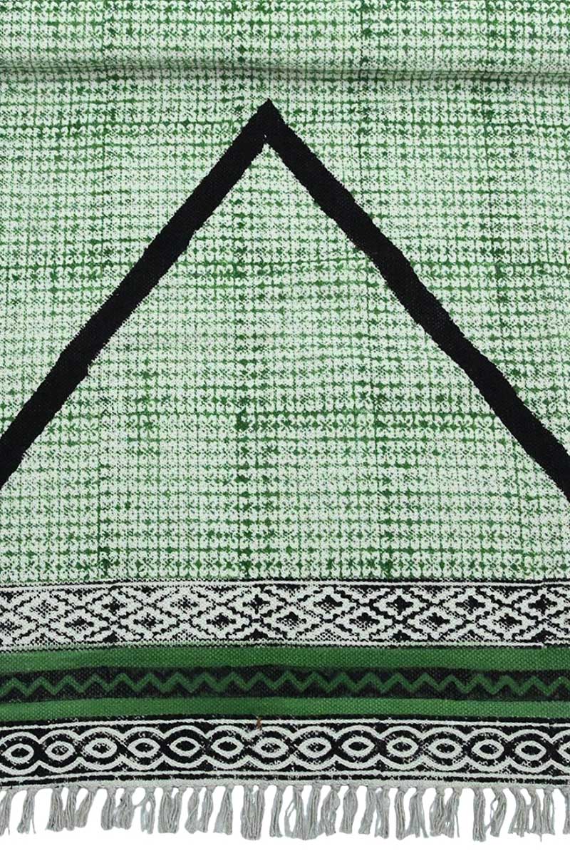 Large Indian Cotton Rug for Living Room - Image 5