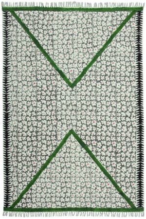 Handmade Indian Floor Carpet Boho Area Rug