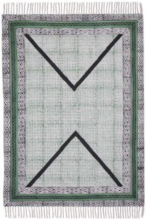 Artisanal Geometric Abstract 4x6 Rug | Stunning & Luxury