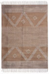 Terracotta Tribal Rug - Luxury Geometric 4x6 Rug