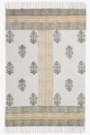 Floral Rug - Hand Block Printed Rug | best area rugs 2026