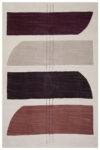 Luxury Hand Block Printed Rug – Earthy Stripe 4x6 Rug