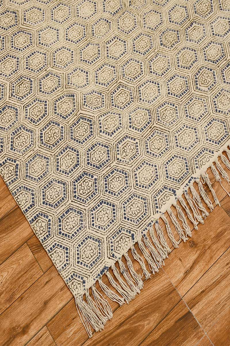 Kitchen Runner Area Hand Block Printed Rugs - Image 5