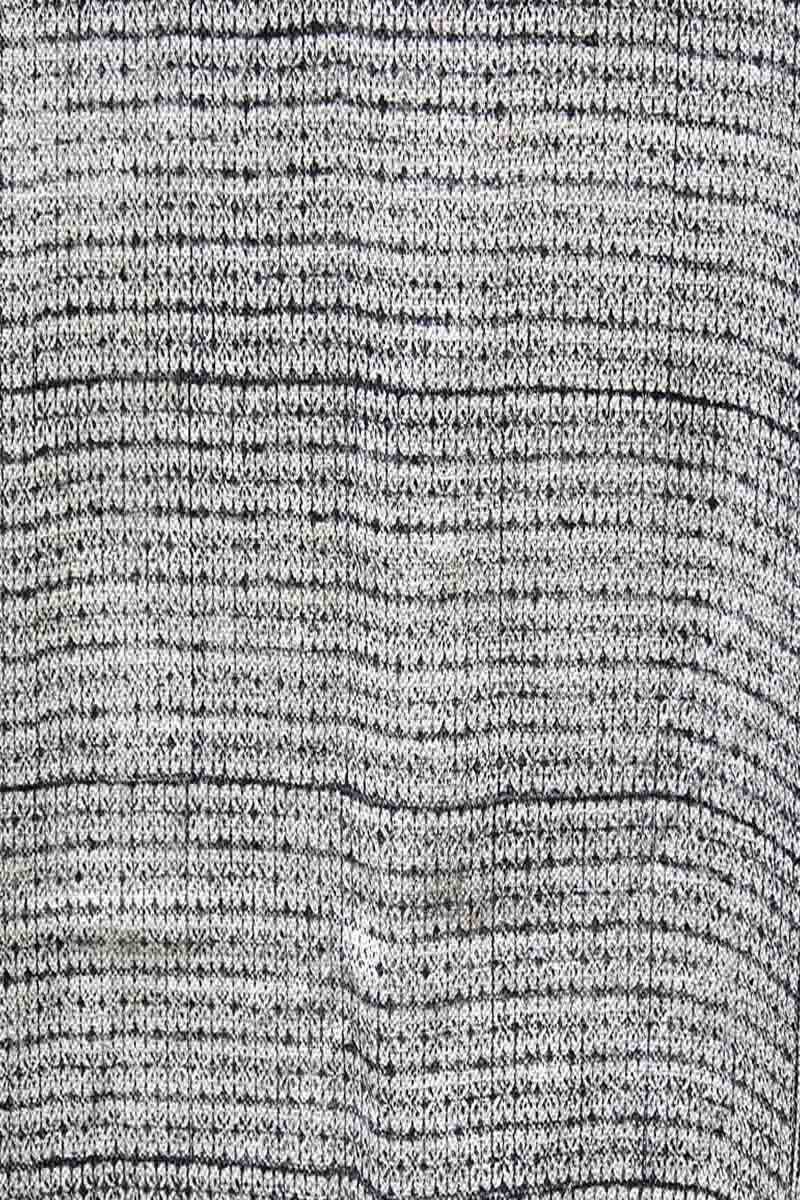 Block Printed Geometric Black Rug - Image 4