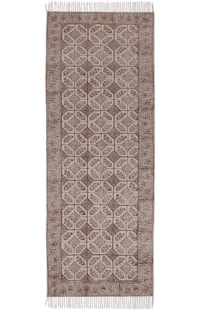Hand Block Printed Kitchen Runner Area Rugs